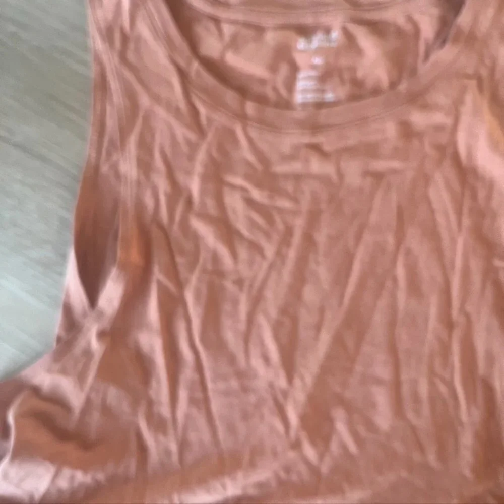 Girlfriend Collective Cupro High Neck Tank top rust orange XL - Picture 7 of 7